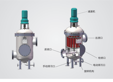 吮吸式自清洗过滤器